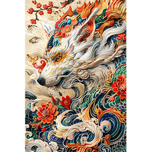 Load image into Gallery viewer, Diamond Painting - Full Round - Embroidery style white wolf (40*60CM)
