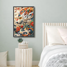 Load image into Gallery viewer, Diamond Painting - Full Round - Embroidery style white wolf (40*60CM)
