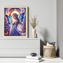 Load image into Gallery viewer, Diamond Painting - Full Round - butterfly girl (40*50CM)
