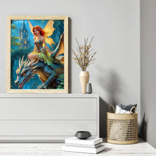 Load image into Gallery viewer, Diamond Painting - Full Round - Dragon Girl (40*50CM)
