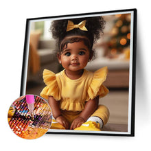 Load image into Gallery viewer, Diamond Painting - Full Round - black fat girl (30*30CM)
