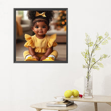 Load image into Gallery viewer, Diamond Painting - Full Round - black fat girl (30*30CM)
