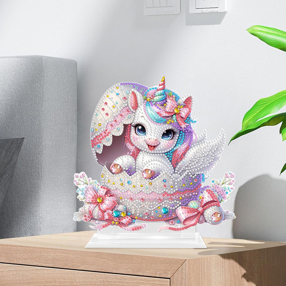 Acrylic Animal Table Top Diamond Painting Ornament Kits Bedroom Table Decoration