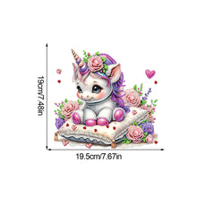 Load image into Gallery viewer, Acrylic Unicorn Table Top Diamond Painting Ornament Kit Bedroom Table Decoration
