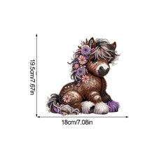 Load image into Gallery viewer, Acrylic Pony Table Top Diamond Painting Ornament Kits Bedroom Table Decoration
