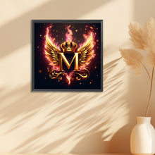 Load image into Gallery viewer, Diamond Painting - Full Round - wings letters (30*30CM)
