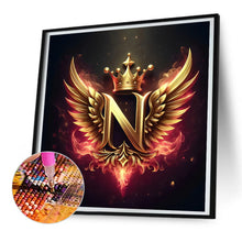 Load image into Gallery viewer, Diamond Painting - Full Round - wings letters (30*30CM)
