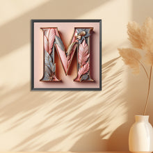 Load image into Gallery viewer, Diamond Painting - Full Round - feather letters (40*40CM)
