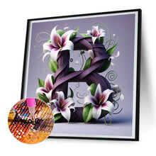 Load image into Gallery viewer, Diamond Painting - Full Round - flower letters (40*40CM)
