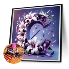 Load image into Gallery viewer, Diamond Painting - Full Round - flower letters (40*40CM)
