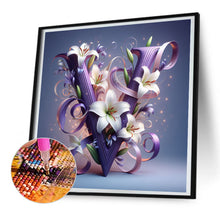 Load image into Gallery viewer, Diamond Painting - Full Round - flower letters (40*40CM)
