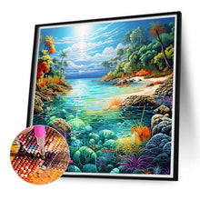 Load image into Gallery viewer, Diamond Painting - Full Round - beach scenery (40*40CM)
