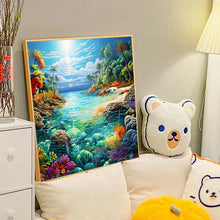 Load image into Gallery viewer, Diamond Painting - Full Round - beach scenery (40*40CM)

