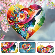 Load image into Gallery viewer, Acrylic Special Shaped Figure Silhouette 5D DIY Diamond Art Hanging Decorations
