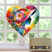 Load image into Gallery viewer, Acrylic Special Shaped Figure Silhouette 5D DIY Diamond Art Hanging Decorations
