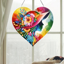 Load image into Gallery viewer, Acrylic Special Shaped Figure Silhouette 5D DIY Diamond Art Hanging Decorations

