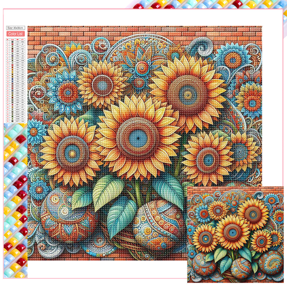 Diamond Painting - Full Square - sunflower (30*30CM)