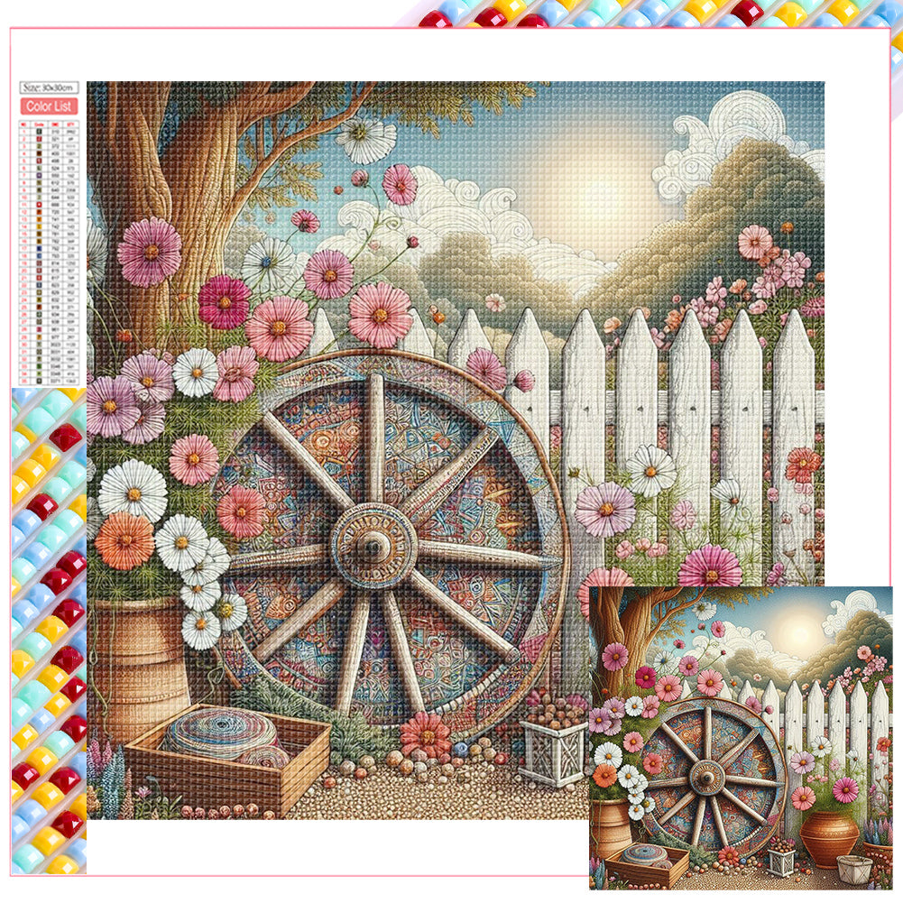 Diamond Painting - Full Square - fence (30*30CM)
