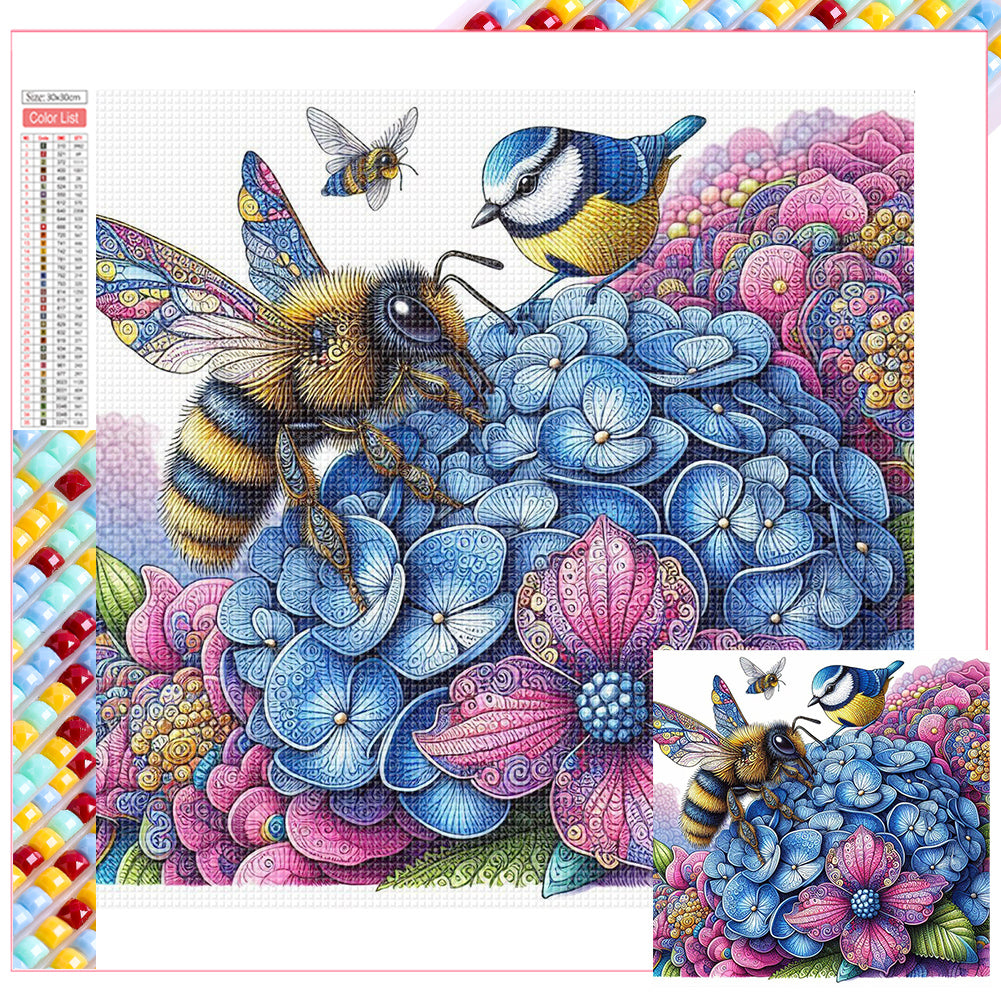 Diamond Painting - Full Square - hydrangeas (30*30CM)