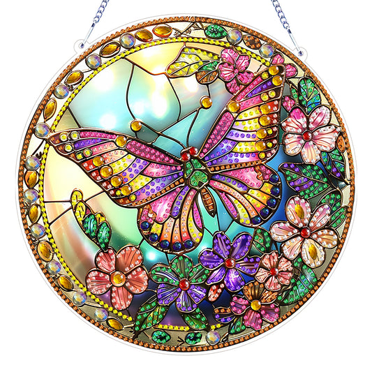 Double Sided Dragonfly Butterfly Diamond Painting Hanging Decorations Home Decor