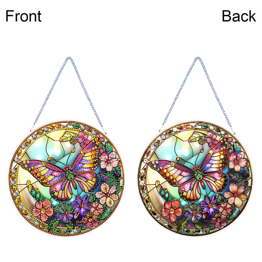 Double Sided Dragonfly Butterfly Diamond Painting Hanging Decorations Home Decor