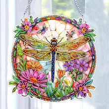 Load image into Gallery viewer, Double Sided Dragonfly Butterfly Diamond Painting Hanging Decorations Home Decor
