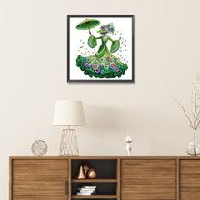 Load image into Gallery viewer, Diamond Painting - Partial Special Shaped - Elegant lady (30*30CM)

