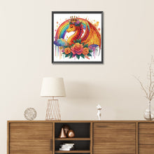 Load image into Gallery viewer, Diamond Painting - Partial Special Shaped - rainbow dragon (30*30CM)
