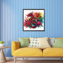 Load image into Gallery viewer, Diamond Painting - Partial Special Shaped - rainbow dragon (30*30CM)
