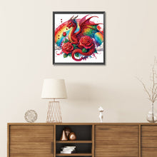 Load image into Gallery viewer, Diamond Painting - Partial Special Shaped - rainbow dragon (30*30CM)
