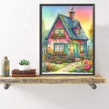 Load image into Gallery viewer, Diamond Painting - Full Round - Colorful courtyard¡¤housing architecture (40*50CM)
