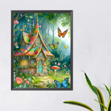 Load image into Gallery viewer, Diamond Painting - Full Round - Forest cabin¡¤house construction (40*50CM)

