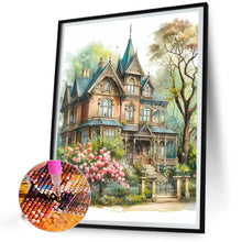 Load image into Gallery viewer, Diamond Painting - Full Round - Blue Villa ¡¤ House Architecture (40*50CM)
