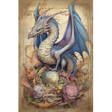 Load image into Gallery viewer, Diamond Painting - Full Round - ancient blue dragon (40*60CM)

