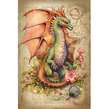 Load image into Gallery viewer, Diamond Painting - Full Round - ancient green dragon (40*60CM)
