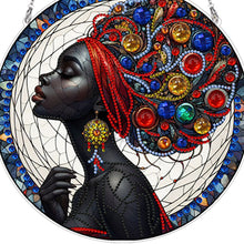 Load image into Gallery viewer, Suncatcher Animal Flower Stained Glass Colorful Diamond Painting Hanging Pendant
