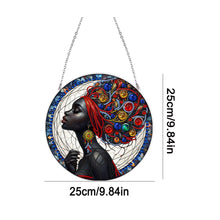 Load image into Gallery viewer, Suncatcher Animal Flower Stained Glass Colorful Diamond Painting Hanging Pendant
