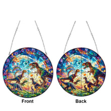 Load image into Gallery viewer, Suncatcher Animal Flower Stained Glass Colorful Diamond Painting Hanging Pendant
