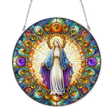 Load image into Gallery viewer, Suncatcher Animal Flower Stained Glass Colorful Diamond Painting Hanging Pendant
