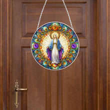 Load image into Gallery viewer, Suncatcher Animal Flower Stained Glass Colorful Diamond Painting Hanging Pendant
