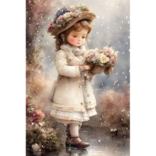 Load image into Gallery viewer, Diamond Painting - Full Square - oil painting sense child (20*30CM)
