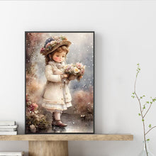 Load image into Gallery viewer, Diamond Painting - Full Square - oil painting sense child (20*30CM)
