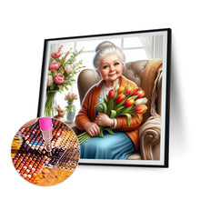 Load image into Gallery viewer, Diamond Painting - Full Round - kind grandma (40*40CM)
