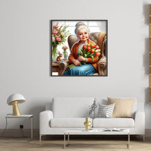 Load image into Gallery viewer, Diamond Painting - Full Round - kind grandma (40*40CM)
