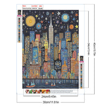 Load image into Gallery viewer, Diamond Painting - Full Square - Painted cityscape (30*40CM)
