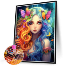 Load image into Gallery viewer, Diamond Painting - Full Round - butterfly fairy (40*50CM)
