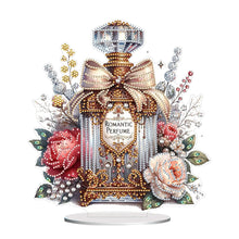 Load image into Gallery viewer, Flower Perfume Special Shaped Diamond Painting Desktop Ornaments Kit Table Decor
