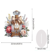 Load image into Gallery viewer, Flower Perfume Special Shaped Diamond Painting Desktop Ornaments Kit Table Decor
