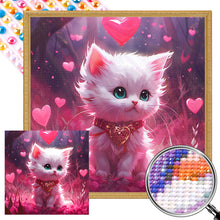 Load image into Gallery viewer, AB Diamond Painting - Full Round - Loving lawn cat (40*40CM)
