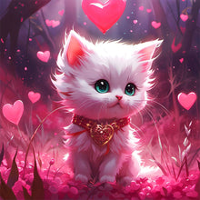 Load image into Gallery viewer, AB Diamond Painting - Full Round - Loving lawn cat (40*40CM)
